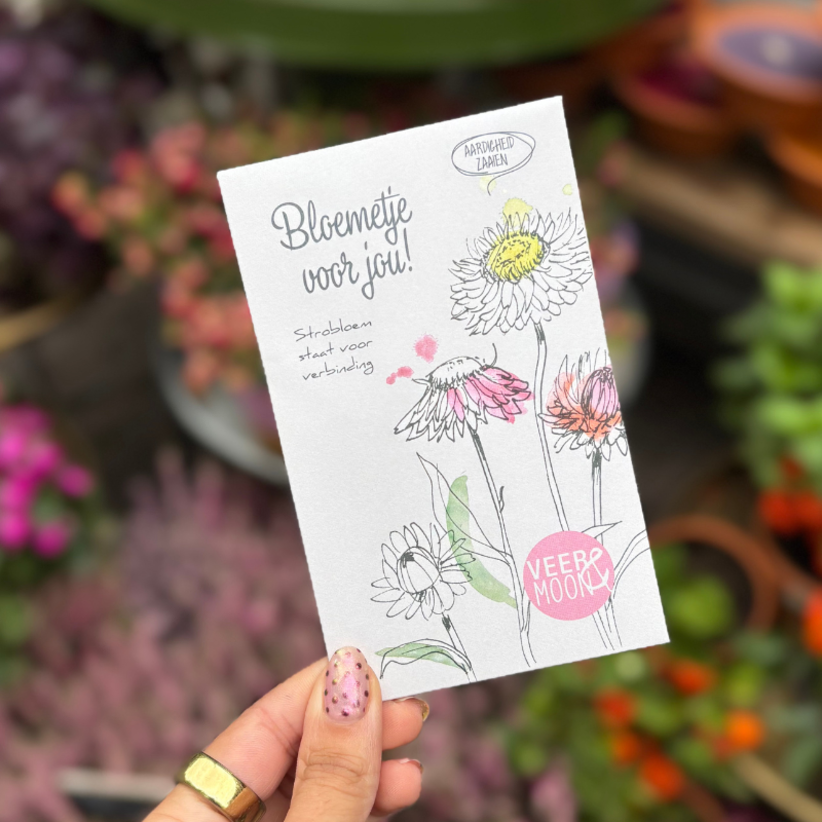 Veer&Moon Zadenzakje - Bloemetje voor jou