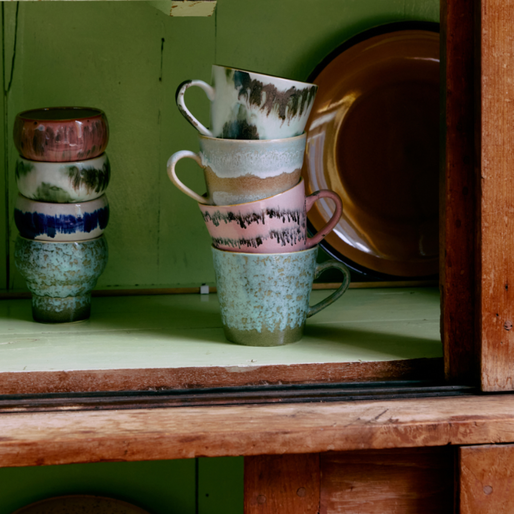 HKliving HKliving - Cappuccino mug - Verdigris