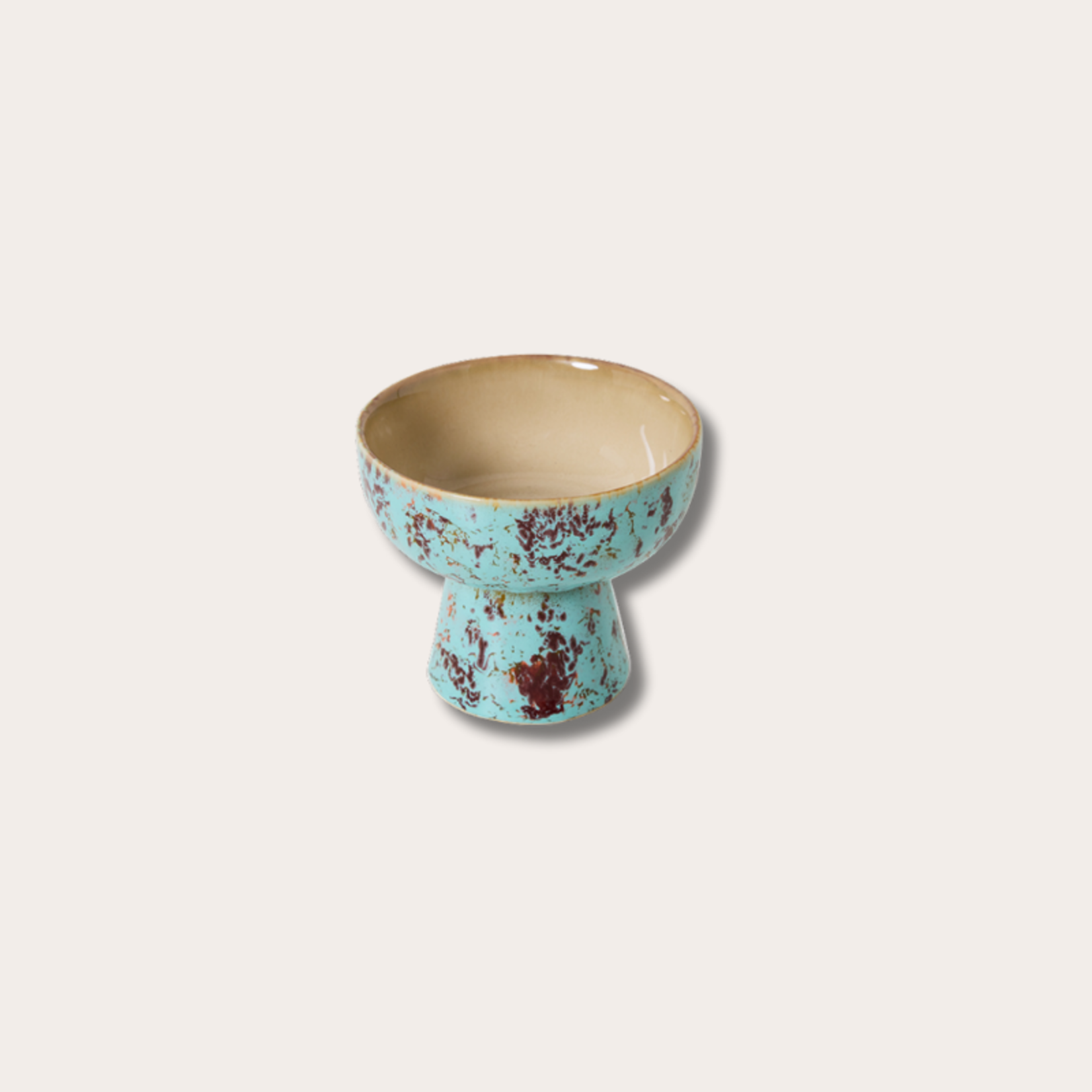 HKliving HKliving - Tapas bowl on base - Patina - S