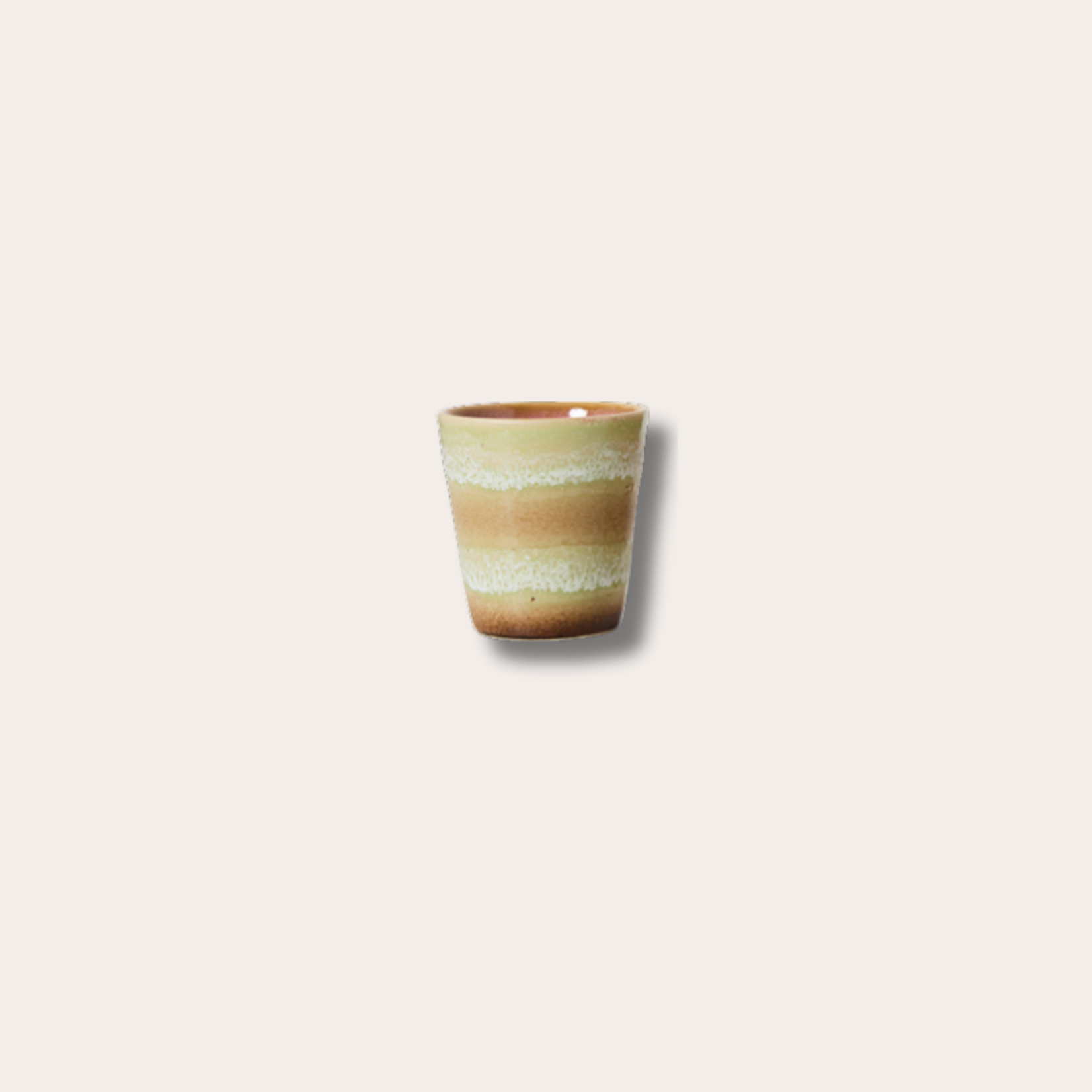 HKliving HKliving - Ristretto mug - Futurism - Umber