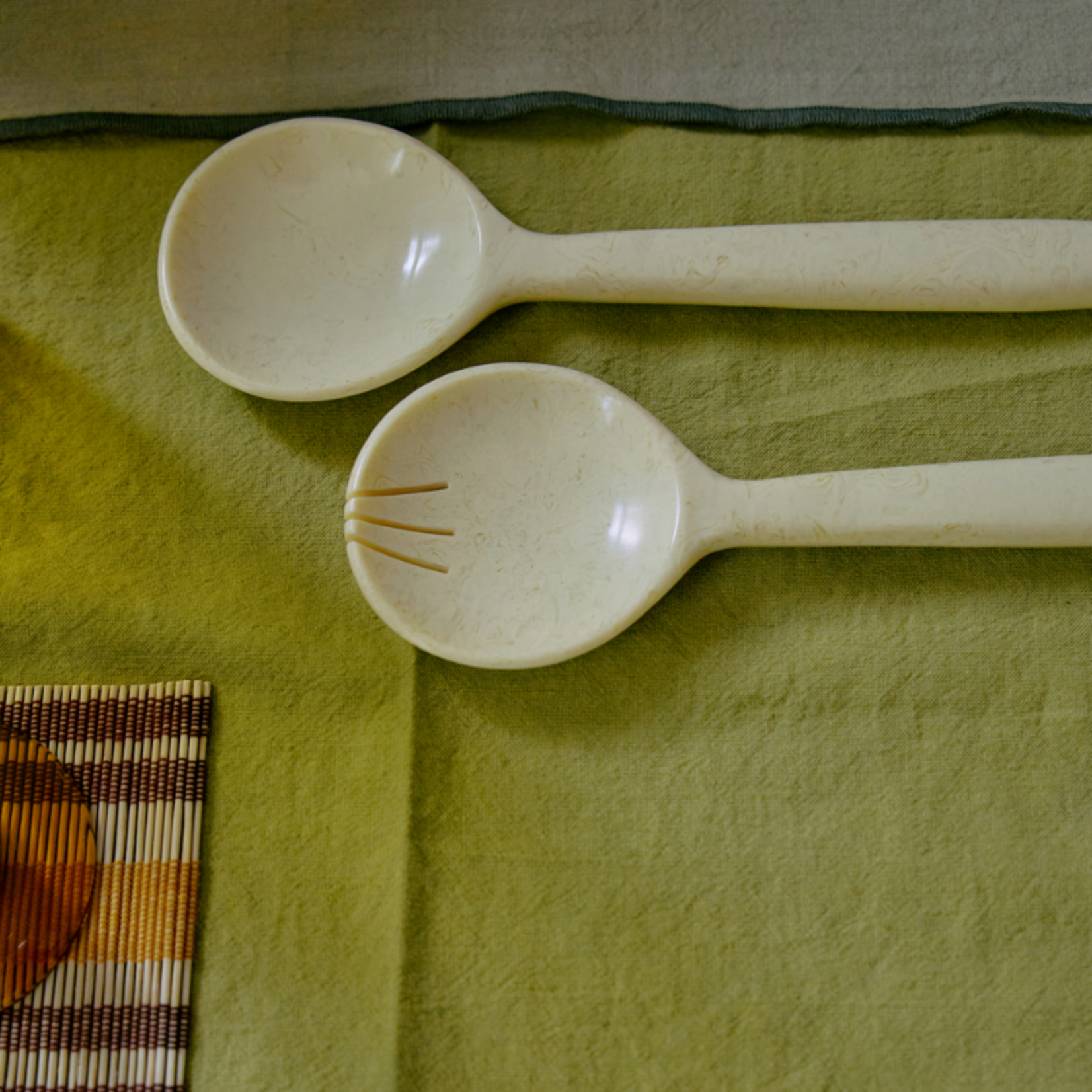 HKliving HKliving - Salad cutlery - Vanilla