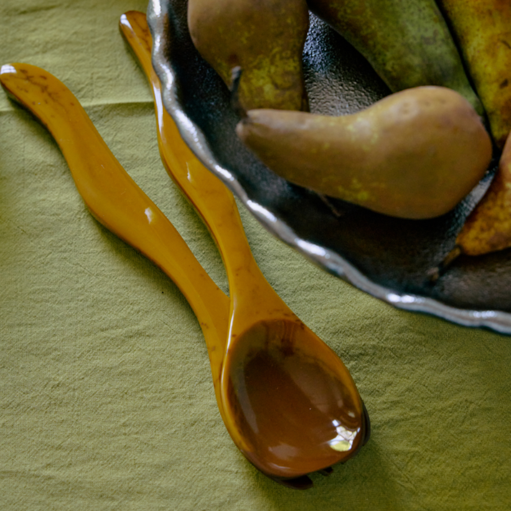 HKliving HKliving - Salad cutlery - Ochre