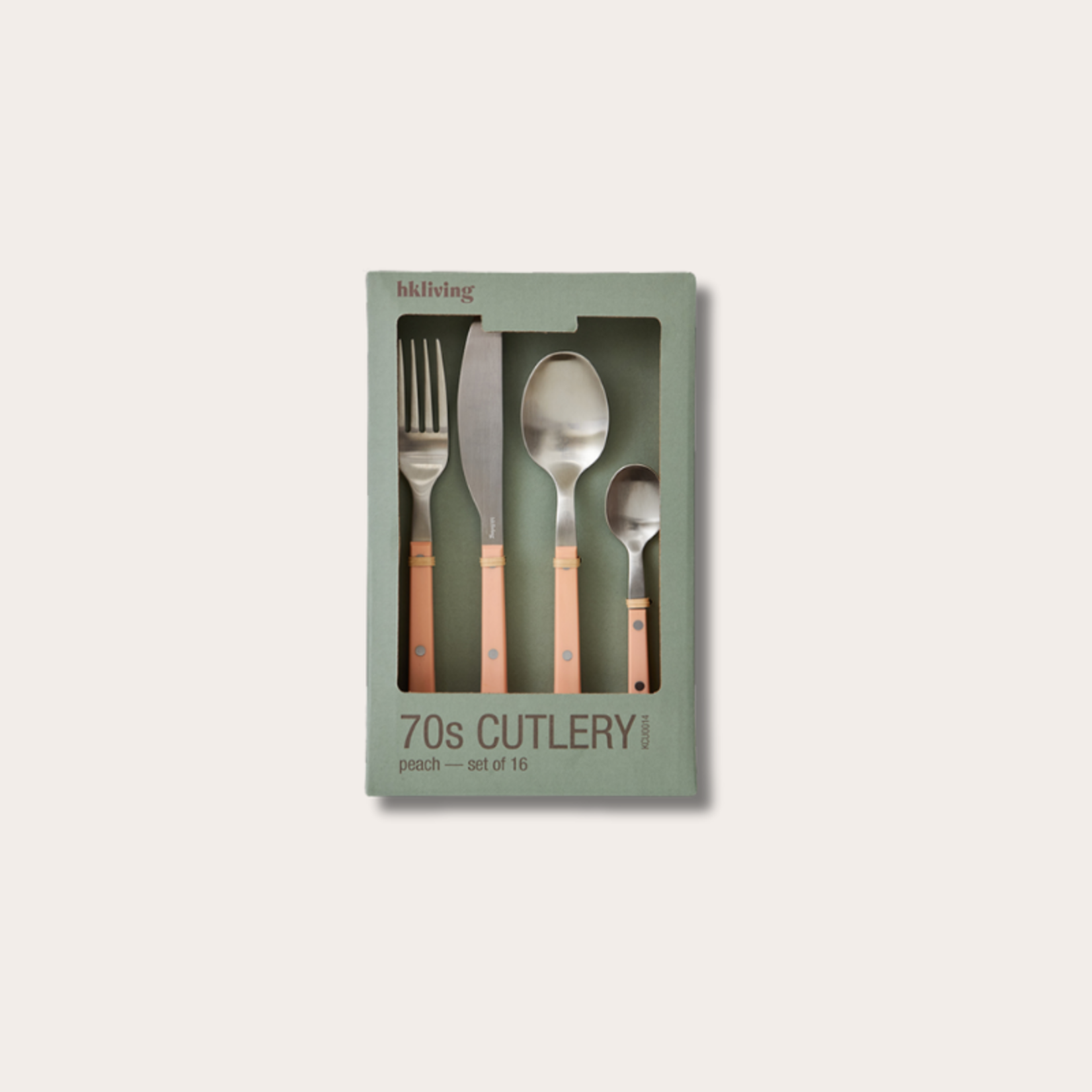 HKliving HKliving - Cutlery - Peach (set of 16)