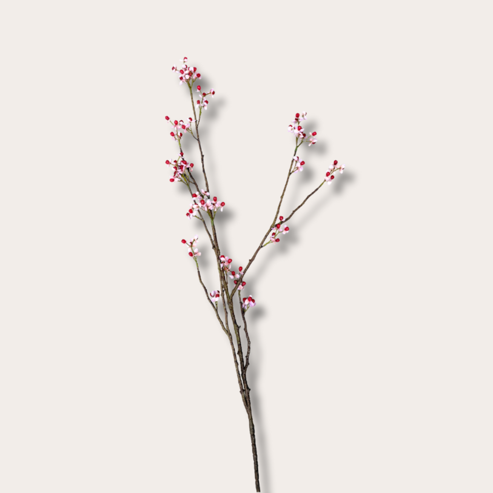 Zijden bloem - Kersenbloesem - Roze/rood