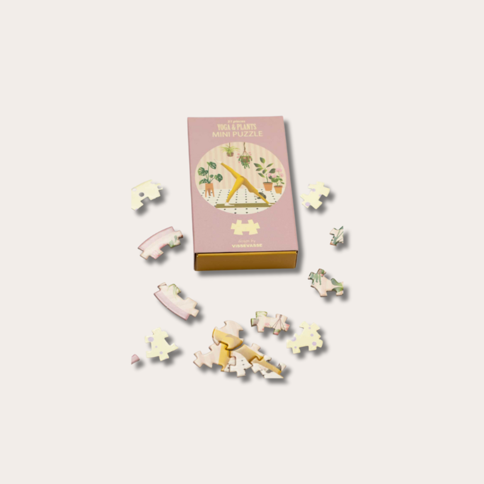 Mini puzzel - Yoga & plants