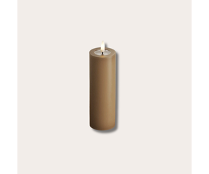 Stompkaars led - caramel - Groene Vingers Delft Stompkaars led - caramel - Groene Vingers Delft