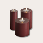 Stompkaars led - burgundy