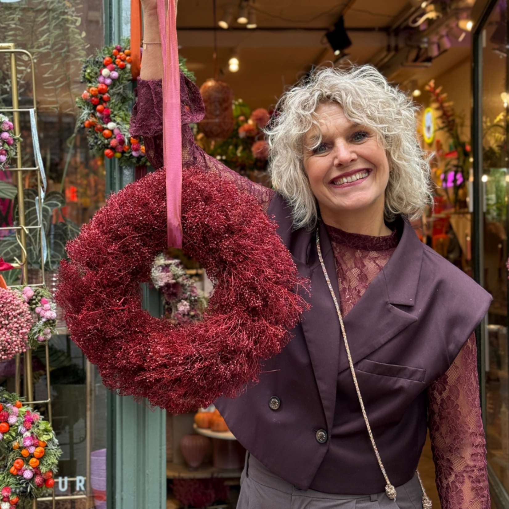 Krans - Lepidiums - bordeaux M