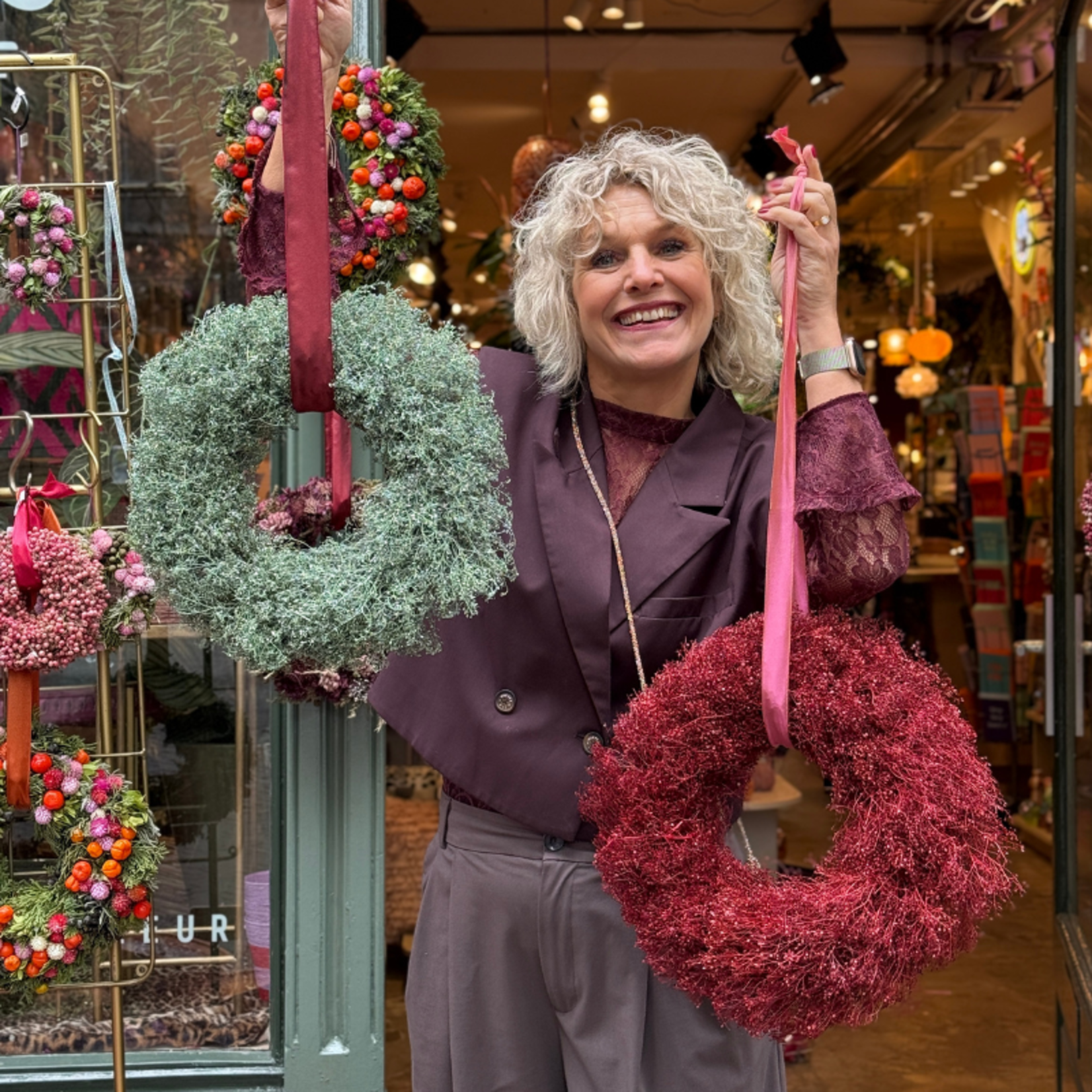 Krans - Lepidiums - bordeaux M