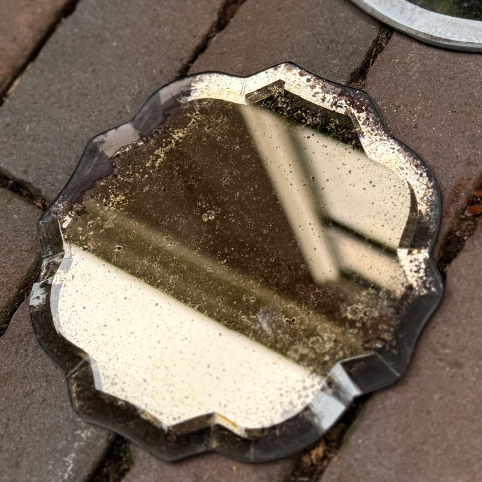 Dienblad spiegel Romeo - brons S