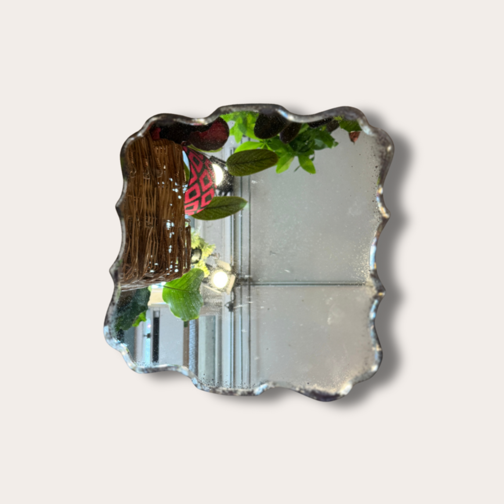 Dienblad spiegel Romeo - zilver L