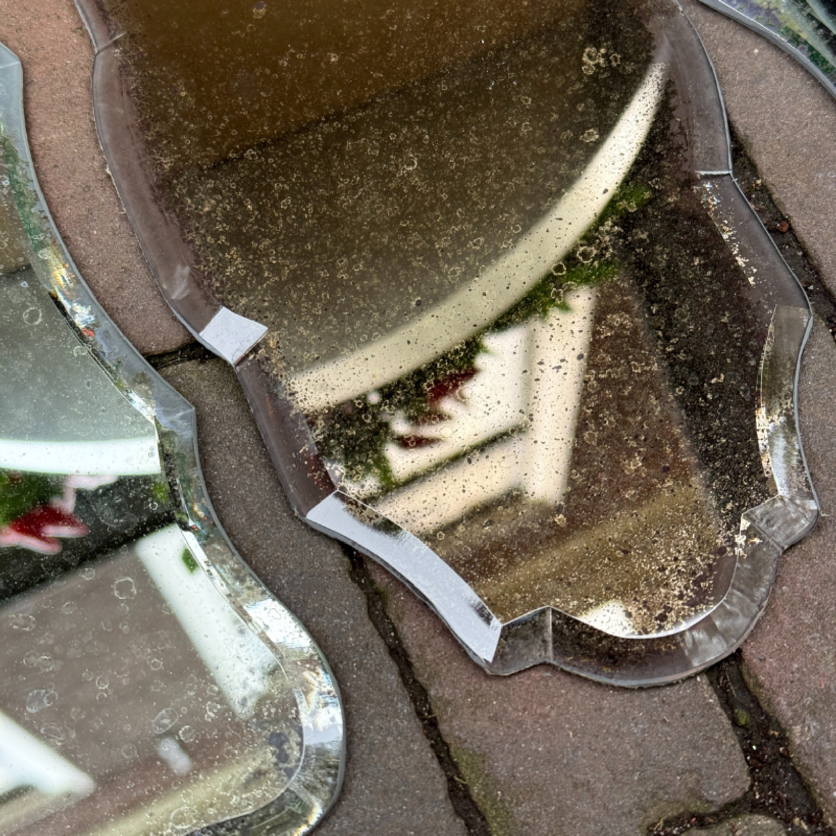 Dienblad spiegel Romeo - brons M