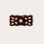 Dienblad spiegel Romeo - bordeaux M