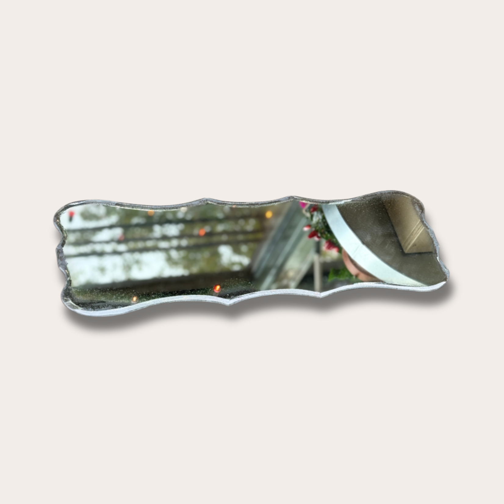 Dienblad spiegel Romeo - zilver L