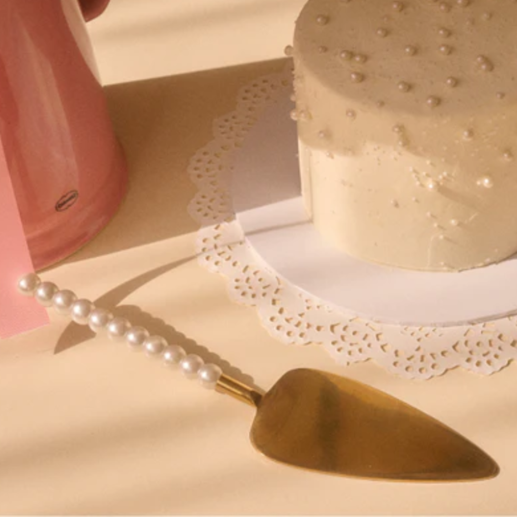 Lepelclub Pearl cake server