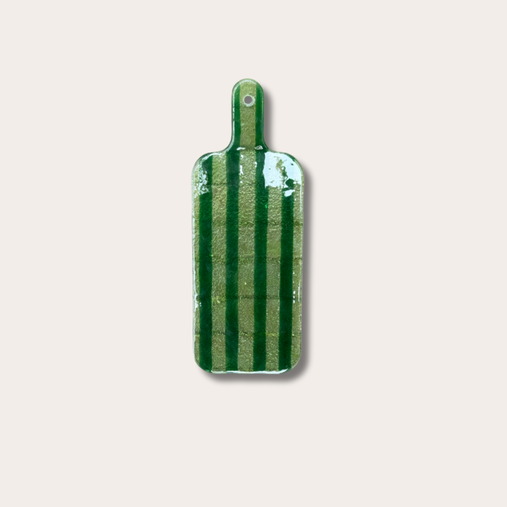 Borrelplank - Glas - Groen/ S