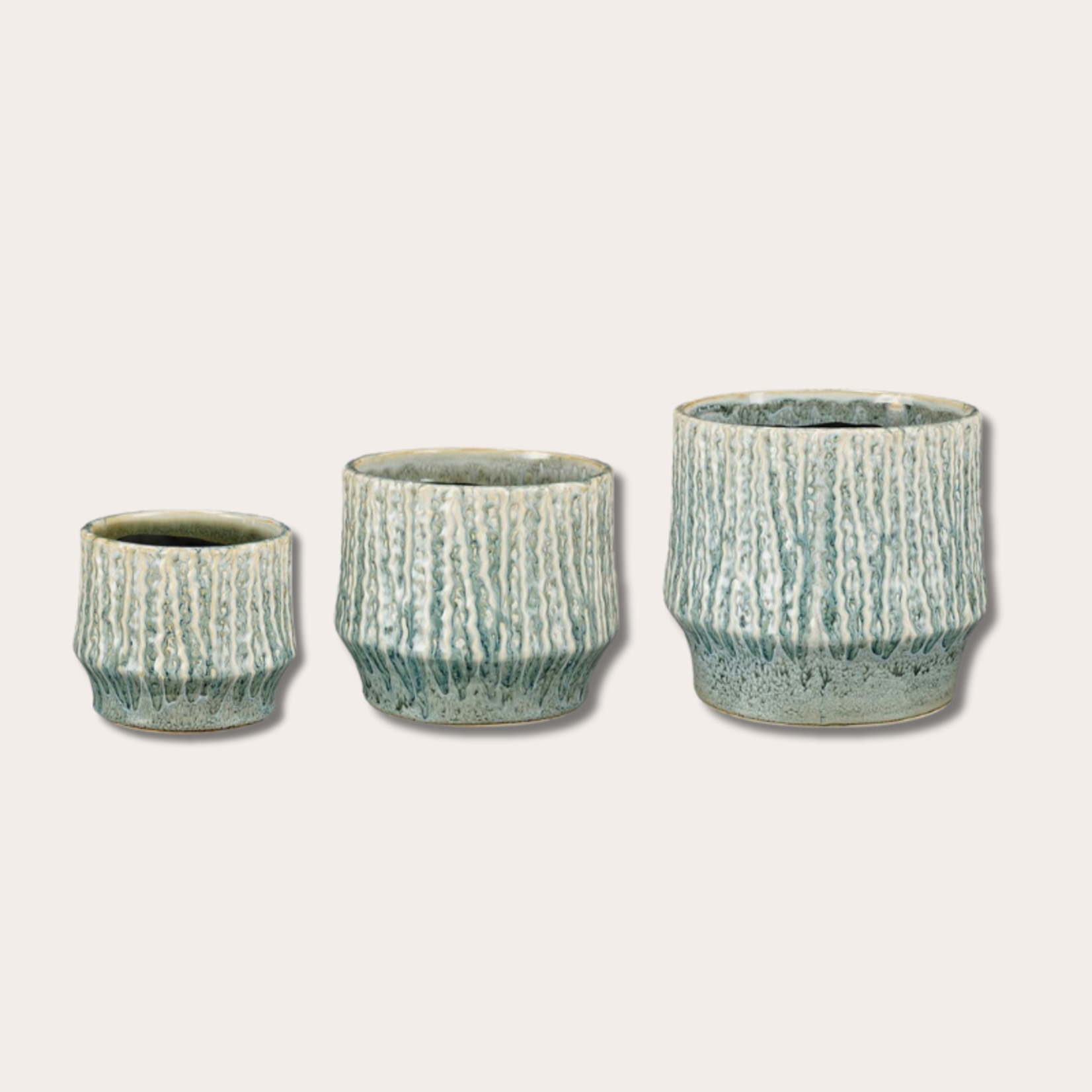 Potten - Lot blauw