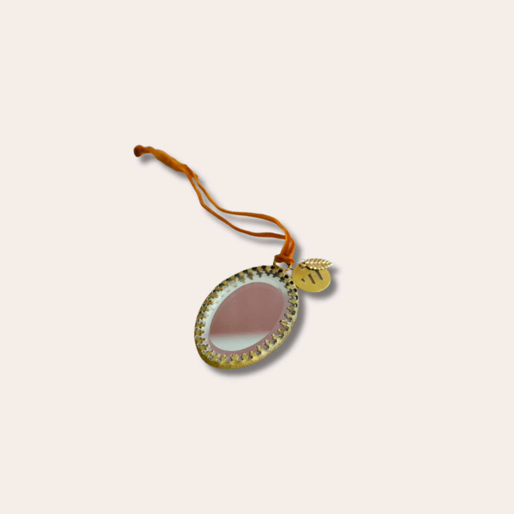 Spiegeltje Rosa ovaal - goud