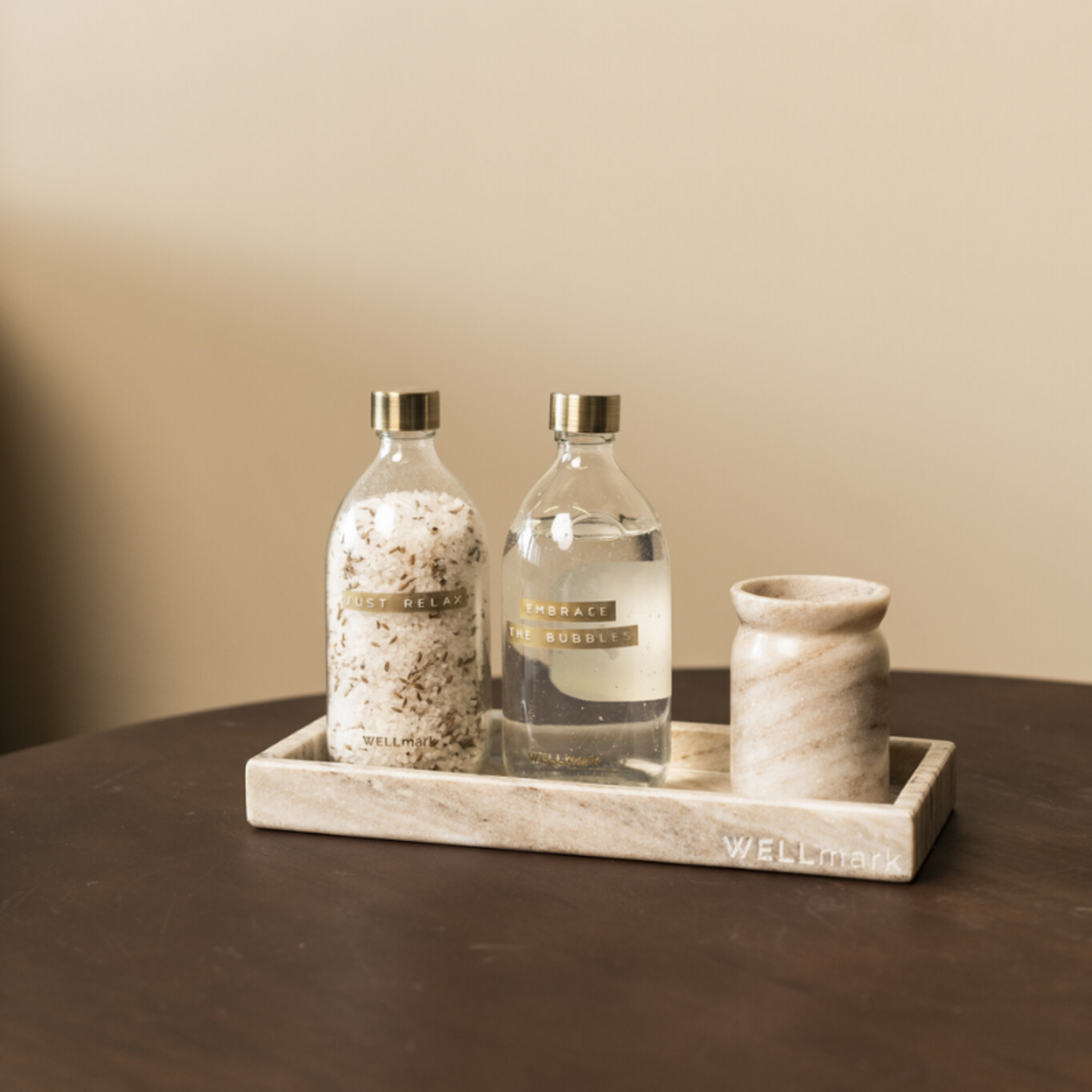 Marmeren tray - beige