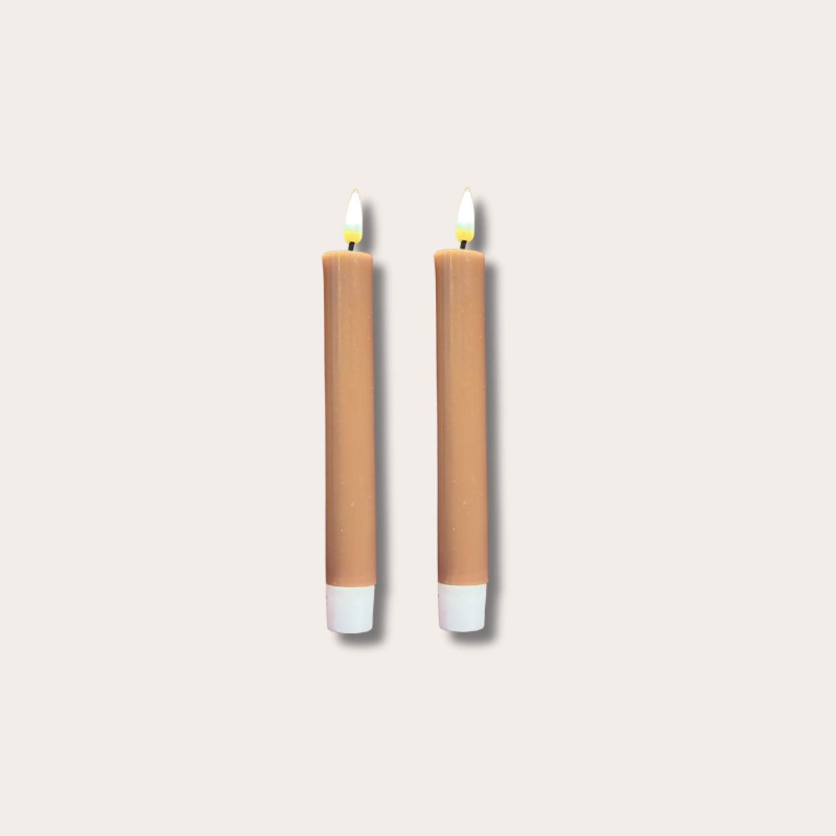 Dinerkaarsen led  - caramel