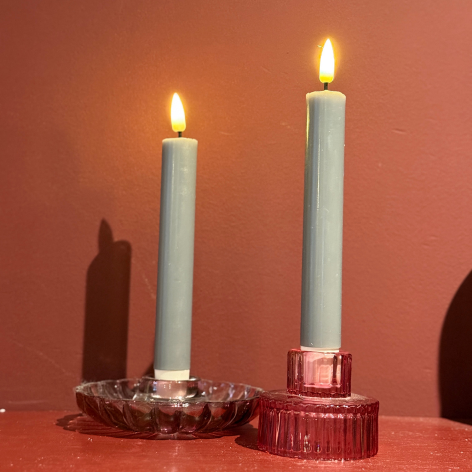 Dinerkaarsen led - groen