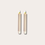Dinerkaarsen led - cream