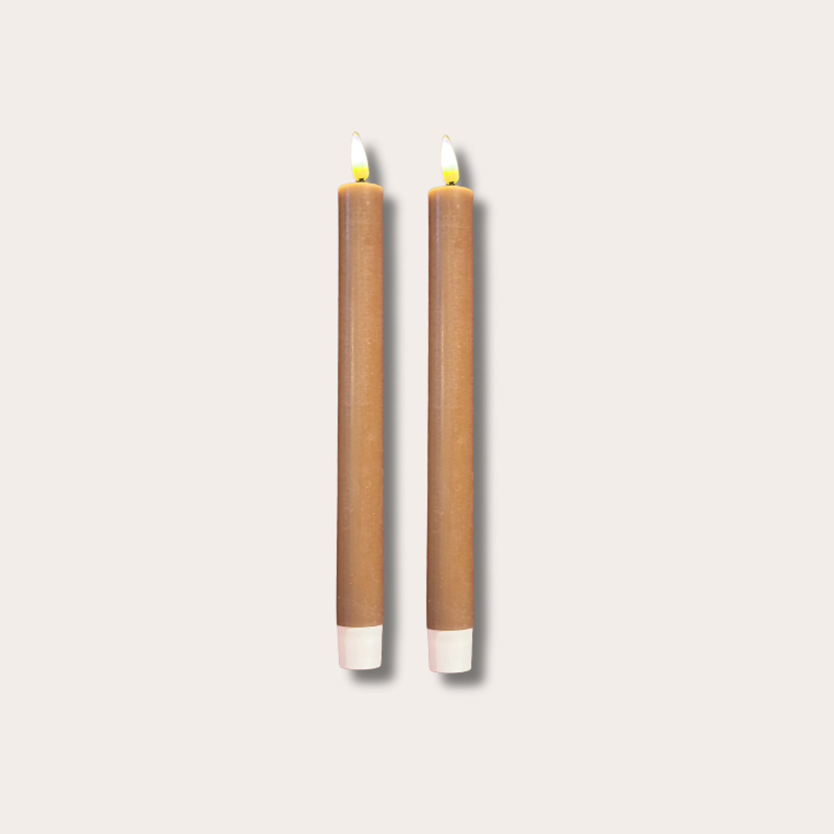 Dinerkaarsen led  - caramel