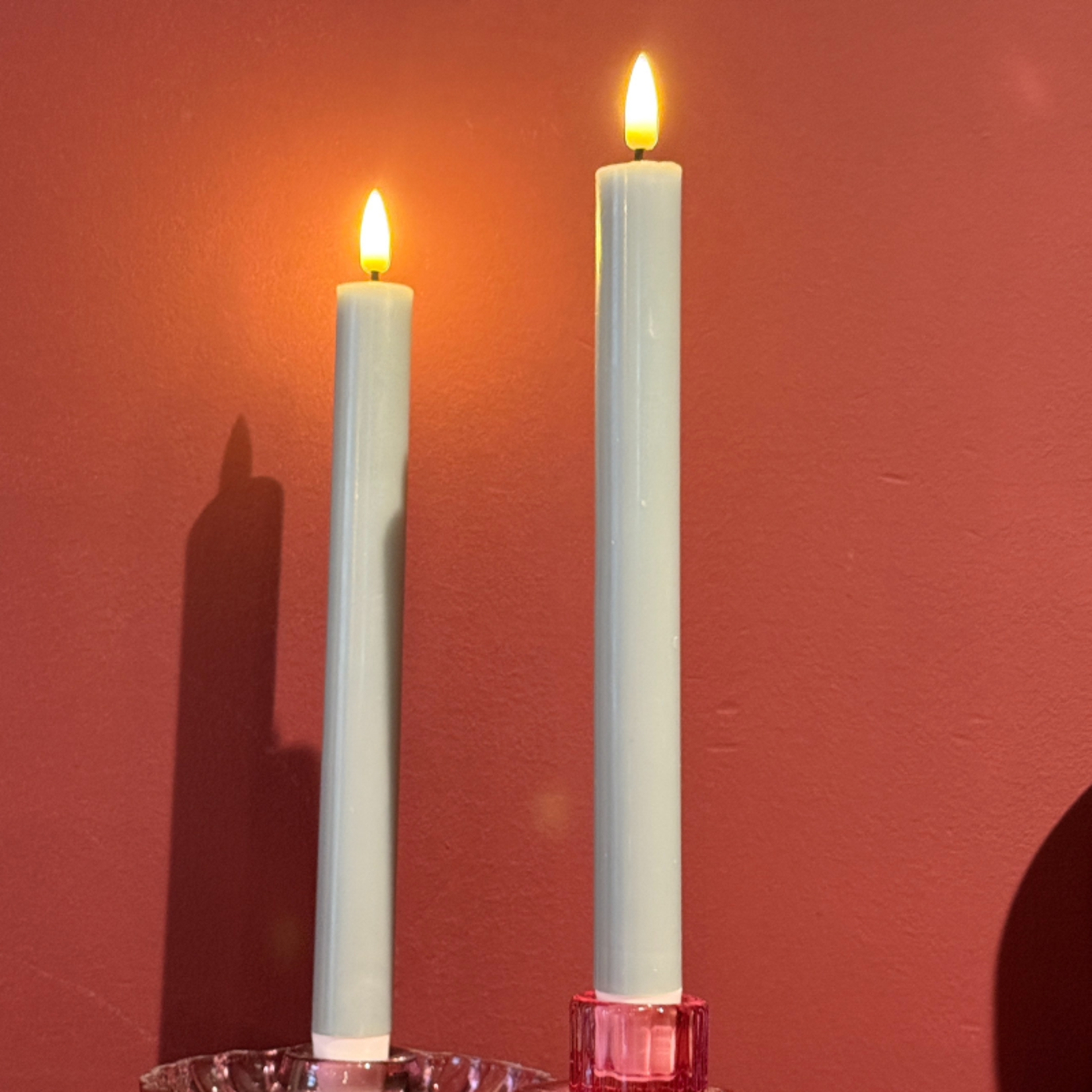 Dinerkaarsen led - groen