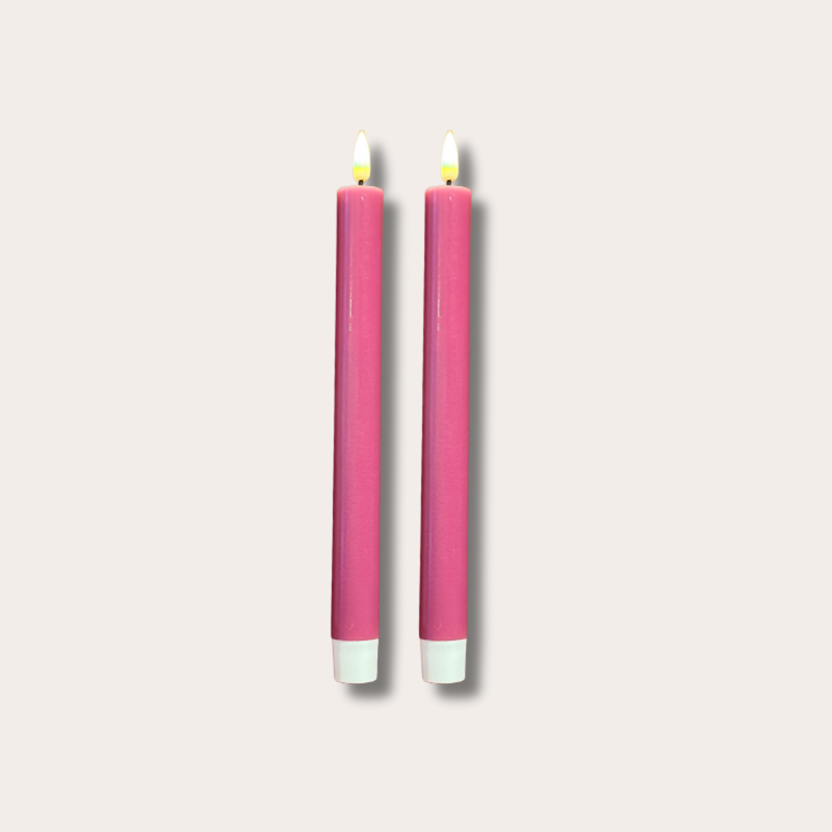 Dinerkaarsen led - magenta