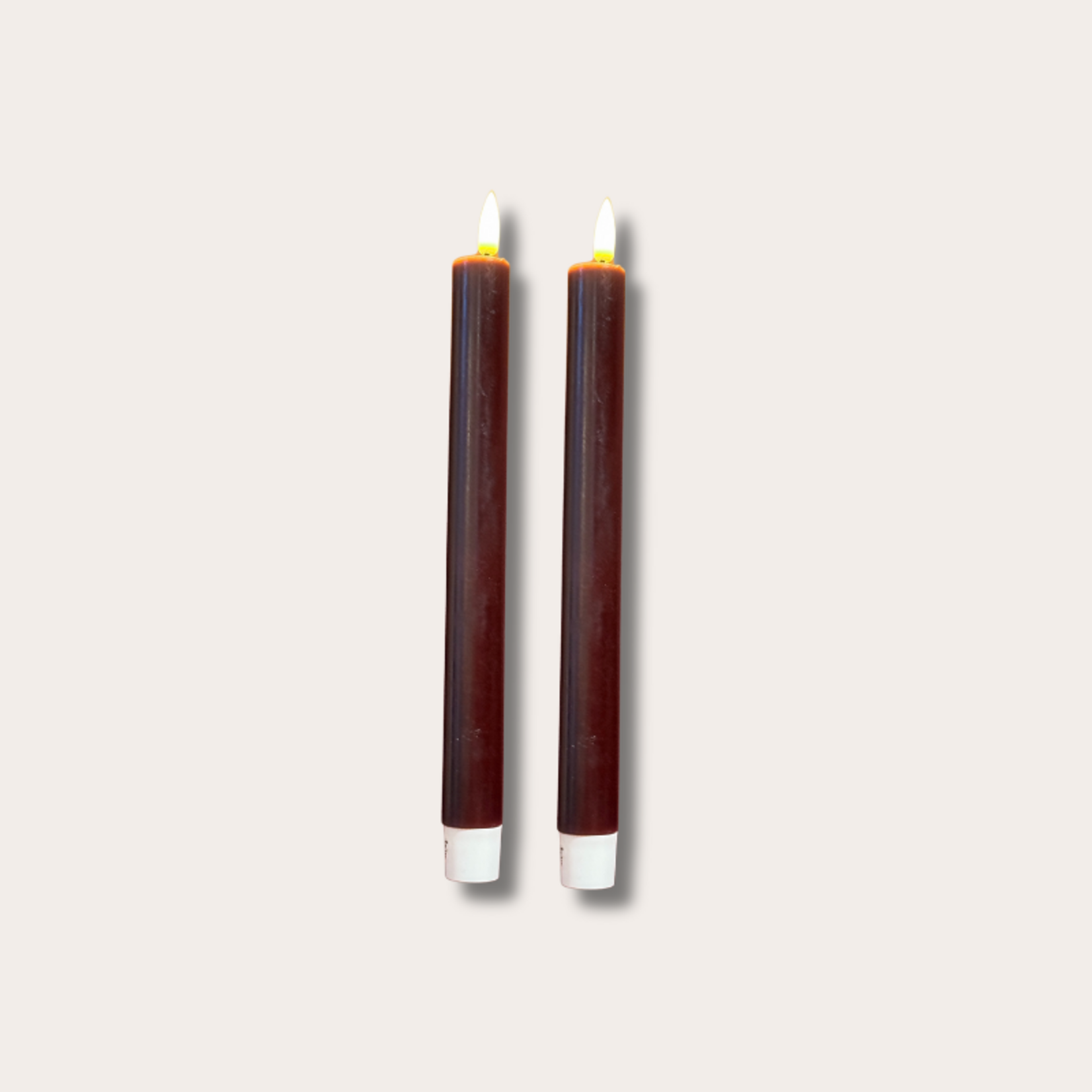 Dinerkaarsen led - burgundy