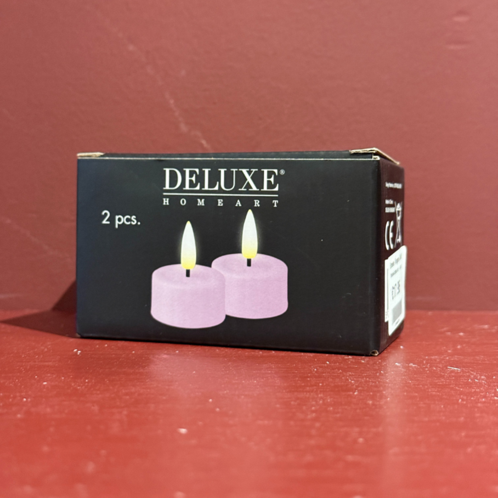 Waxinelichtjes led - paars