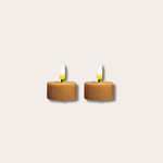 Waxinelichtjes led - caramel