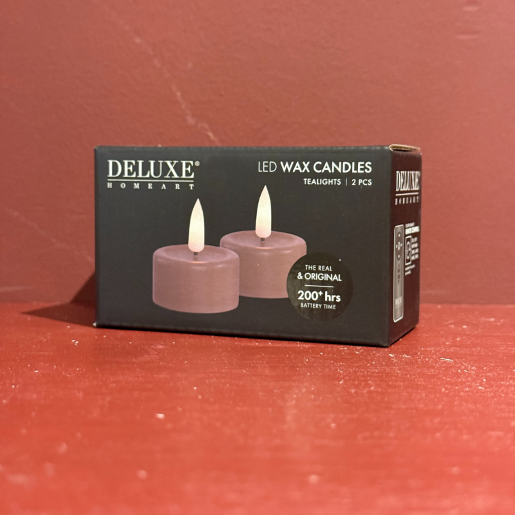 Waxinelichtjes led - caramel
