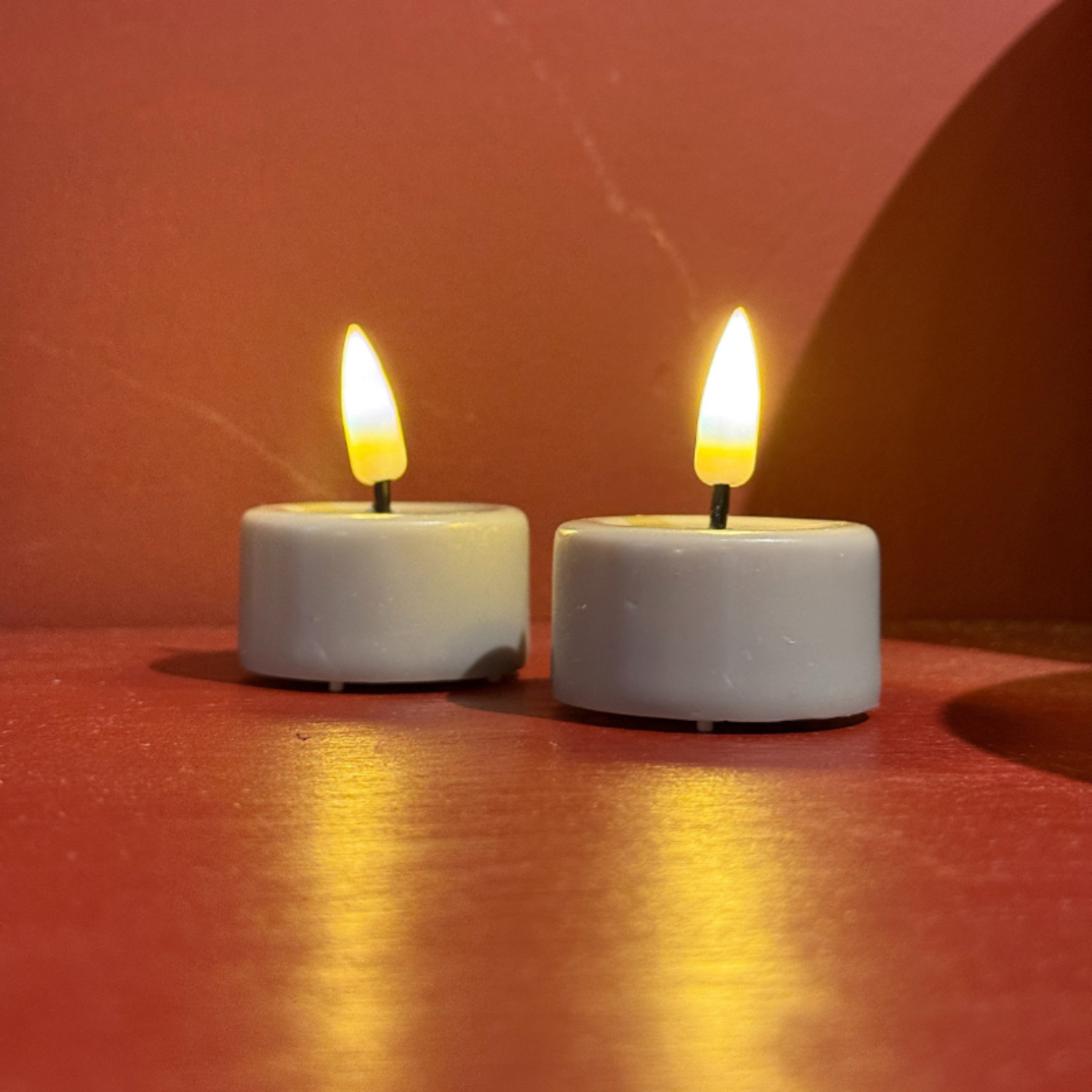 Waxinelichtjes led - groen