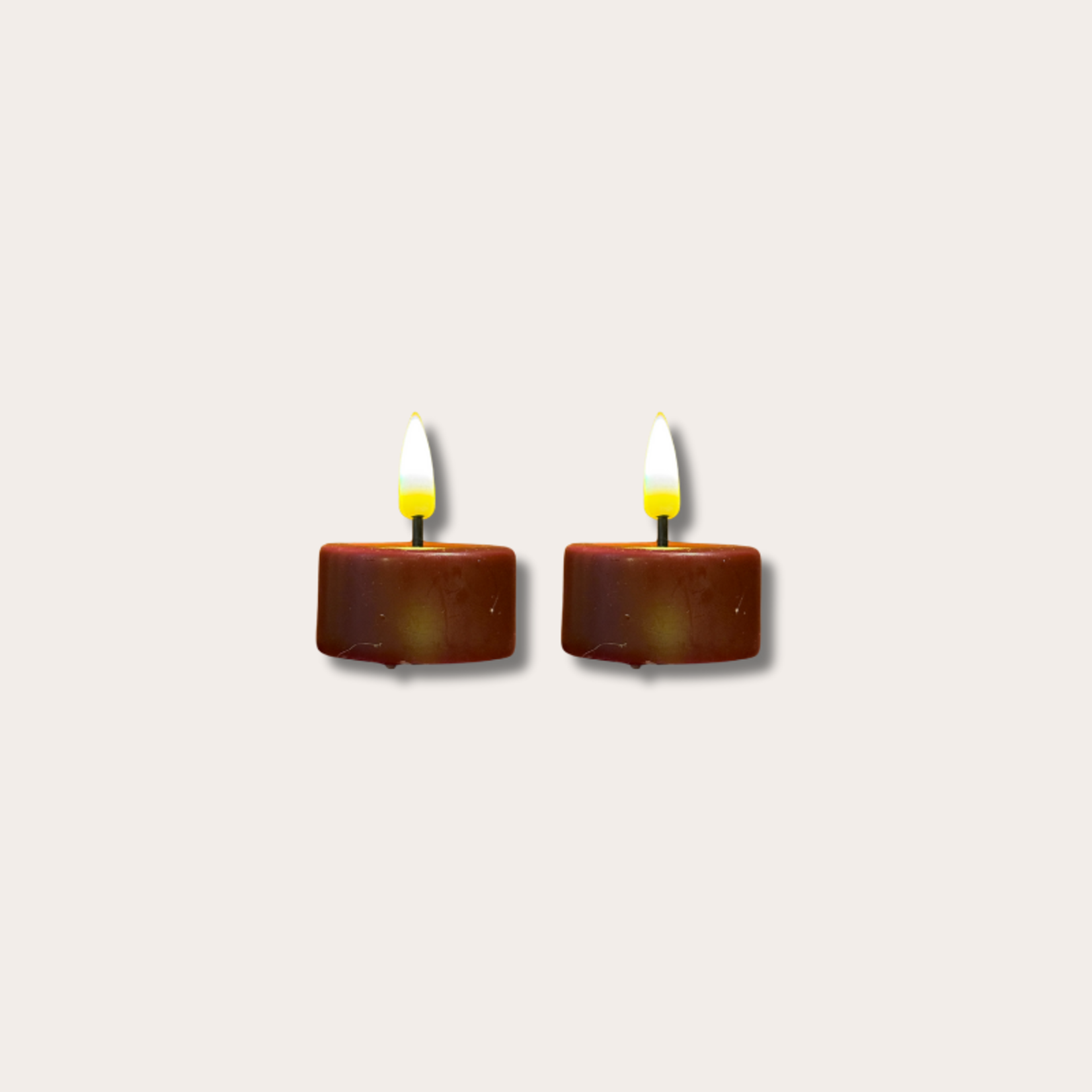 Waxinelichtjes led - Burgundy