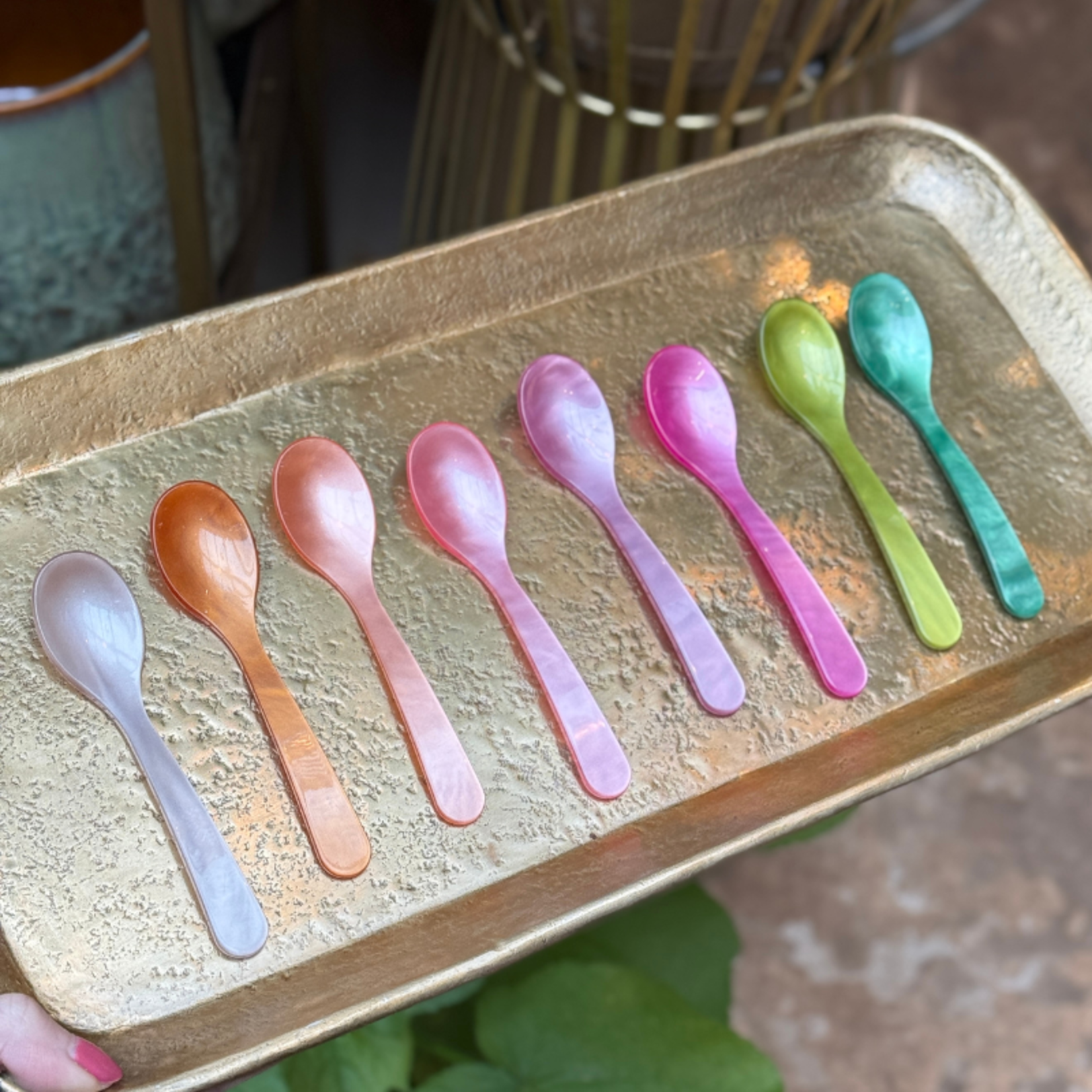 Lepels acrylglas - gekleurd