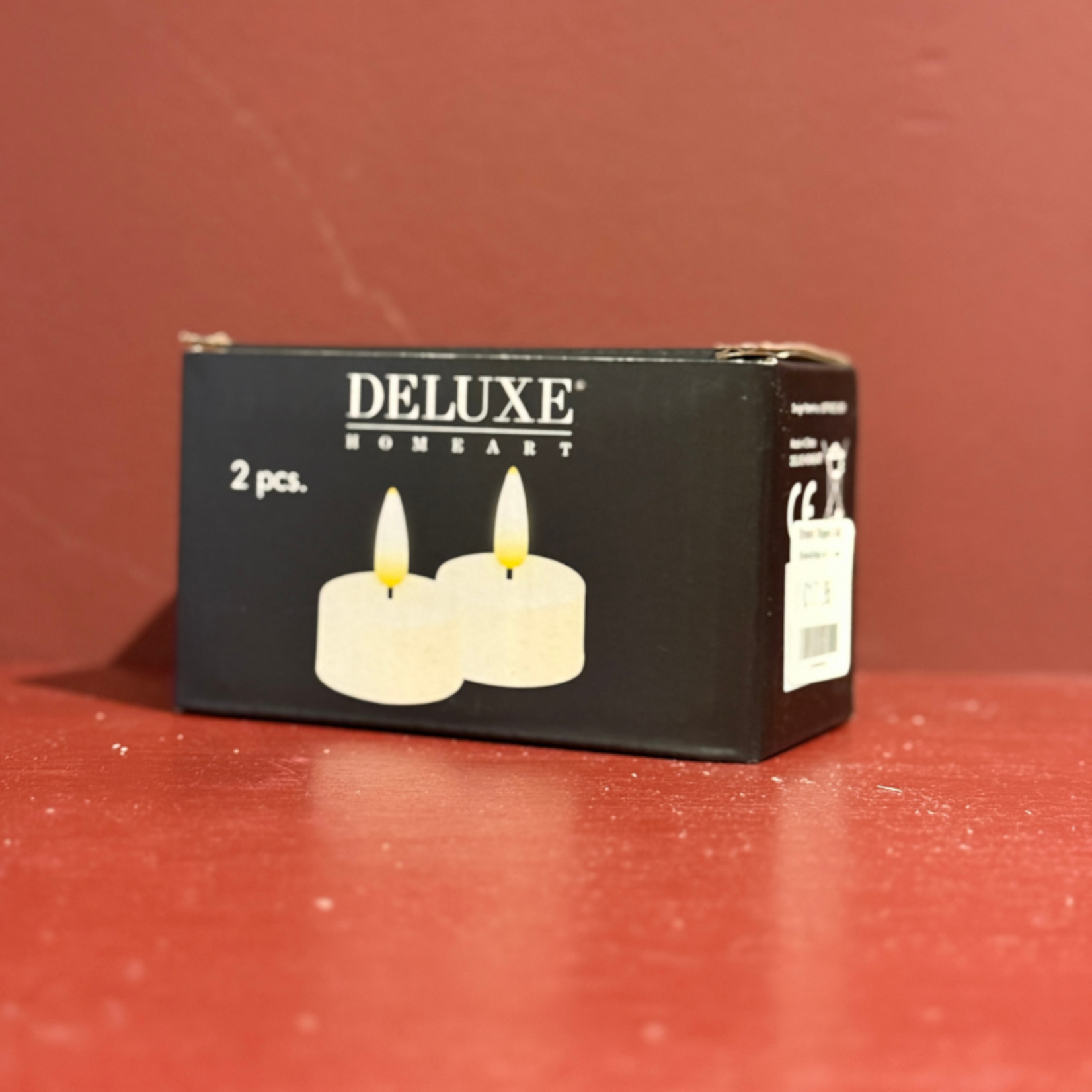Waxinelichtjes - led - cream