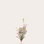 Zijden bloem - Buxus - Rode bes