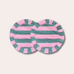 Placemat - Darcy - Groen/roze (set van 2)