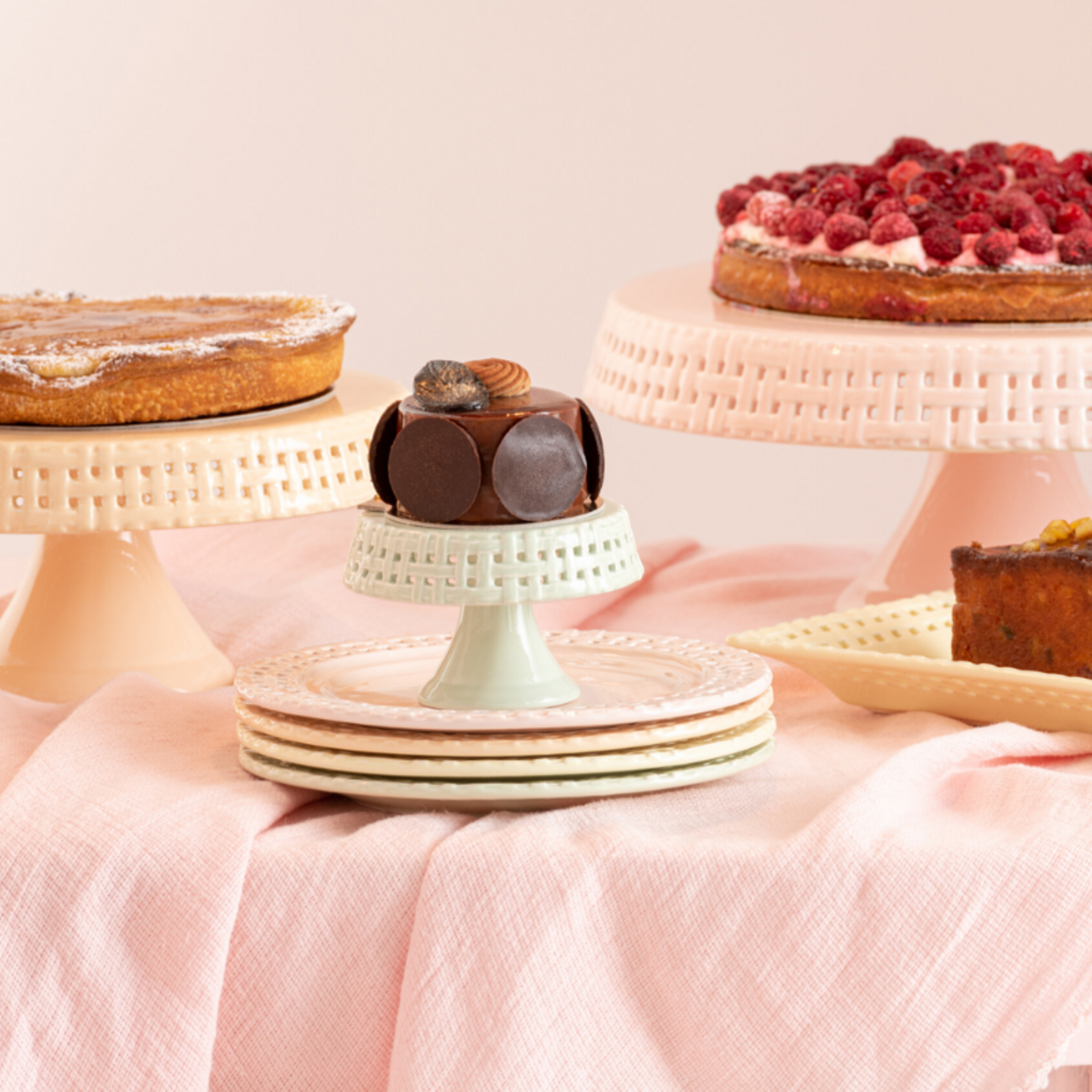 Cake plateau - groen