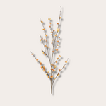 Zijden bloem - Berry Ilex oranje