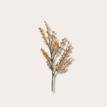 Zijden bloem - Ilex geel