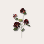 Zijden bloem - Hydrangea Spray Bordeaux