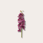 Zijden bloem - Vanda orchidee bordeaux