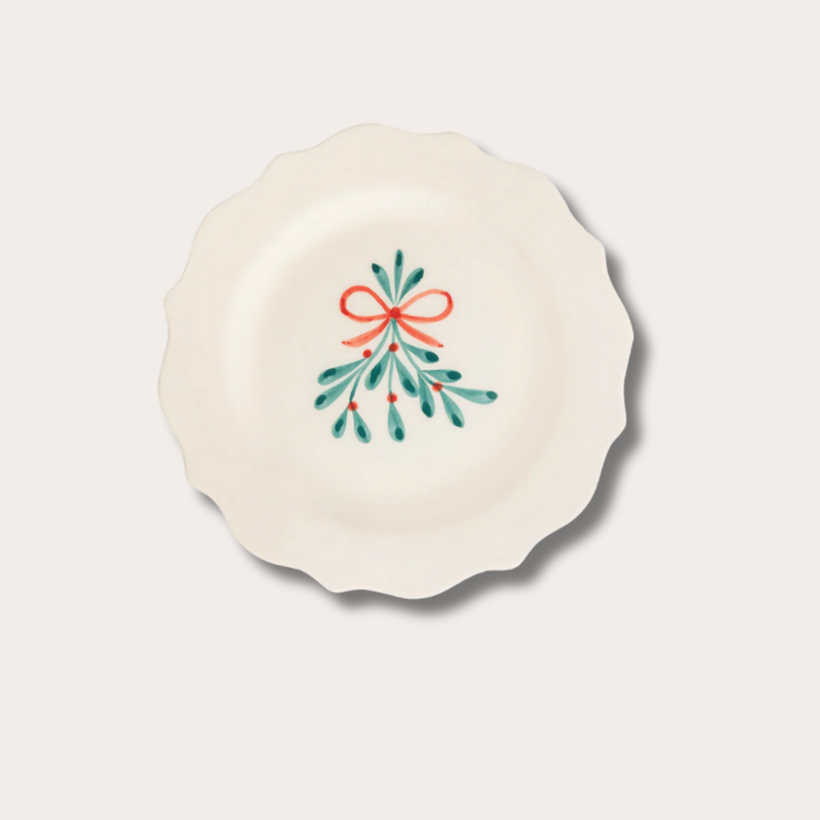 Anna+Nina Anna+Nina - Breakfast plate - Mistletoe