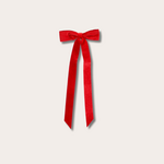 Decoratie strik - Lang - Rood
