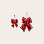 Ornament - Puffy strik - Rood