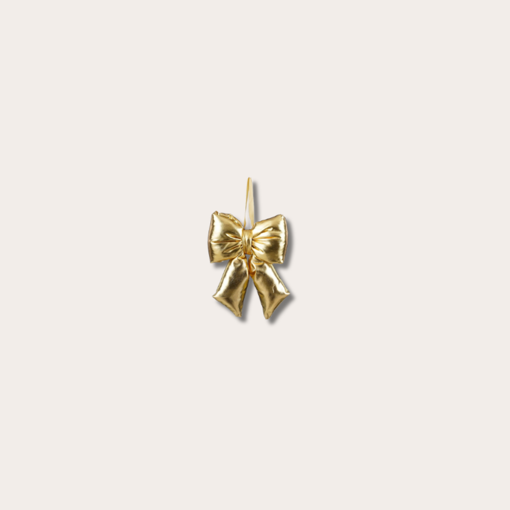 Ornament - Puffy strik - Goud