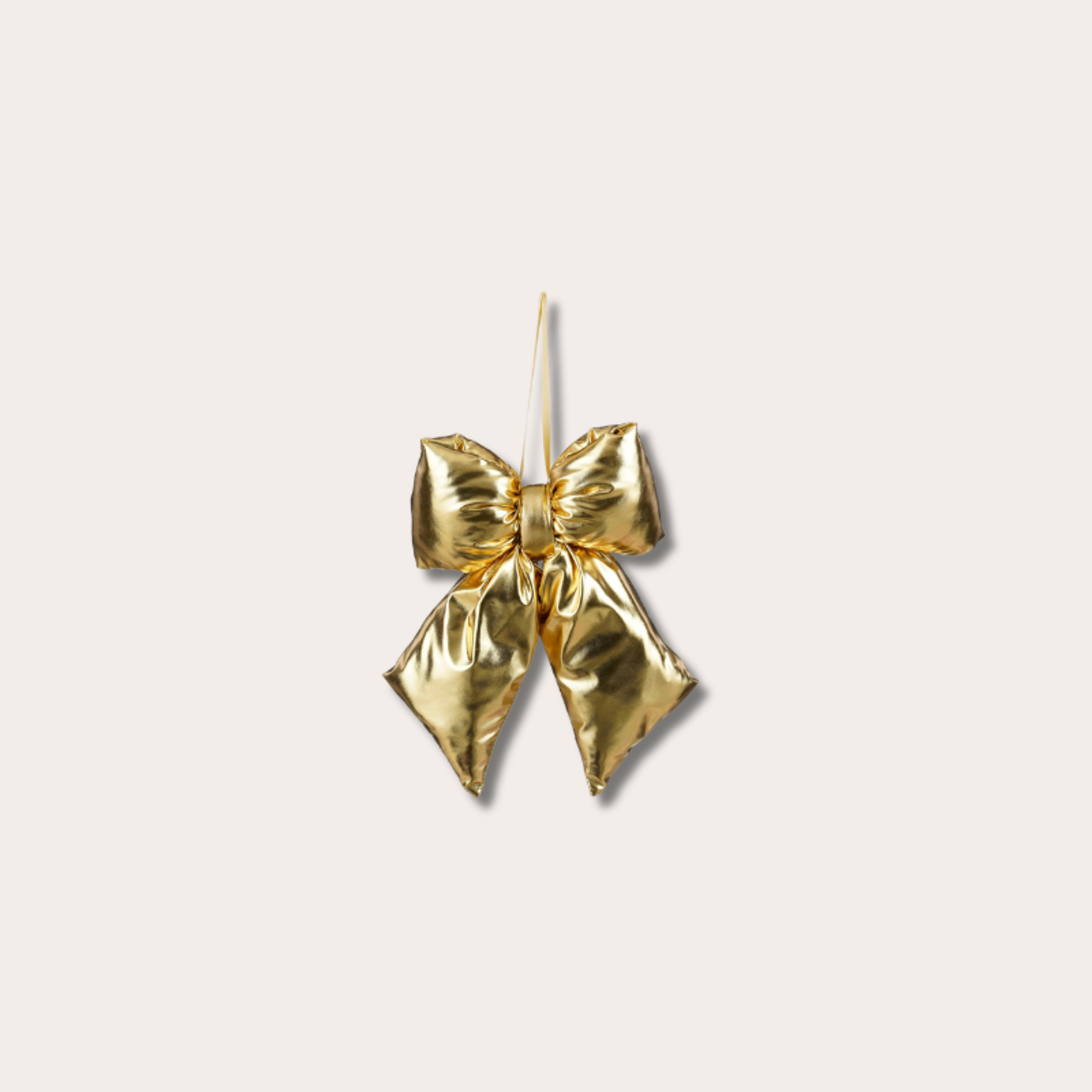 Ornament - Puffy strik - Goud