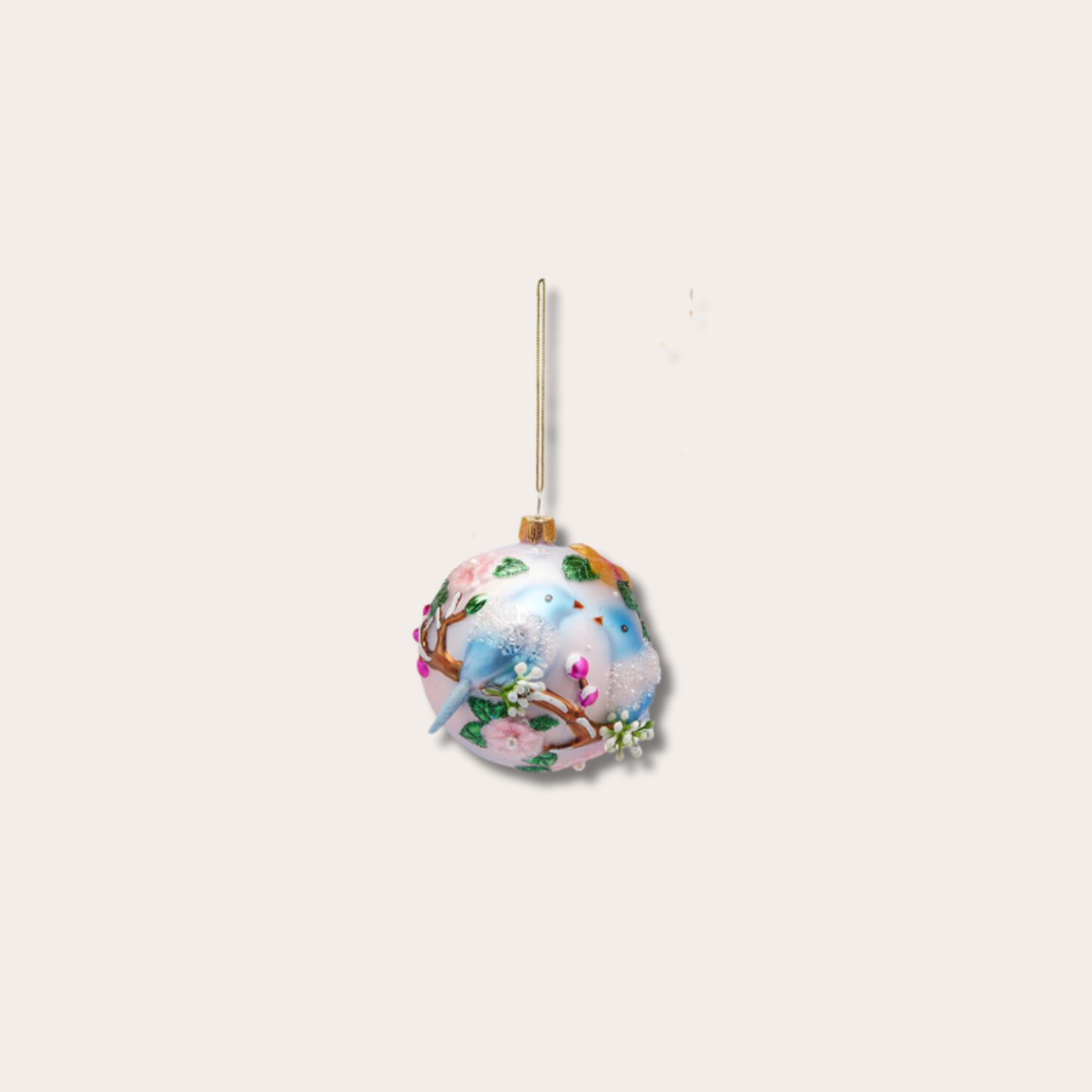Kerstornament - Vogels - Blauw